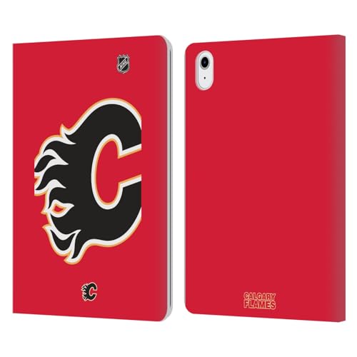 Étui portefeuille Calgary Flames Apple iPad Air 11 Head Case Designs