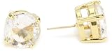 kate spade new york "Gumdrops" Clear Round Stud Earrings