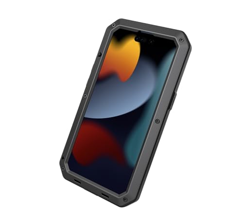 Coque iPhone 15 Gorilla Cover armure métal noir robuste