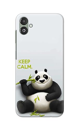 Image of PRINTFIDAA� Printed Hard Back Cover Case for Samsung Galaxy F14 5G Back Cover (Cartoon Panda) -2808