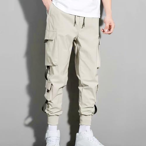 Cargo Pants for Men Fashion Boys Sweatpants Joggers Casual Baggy Travel Pants Outdoor Hiking Work Pant Mulitc-Pocket4