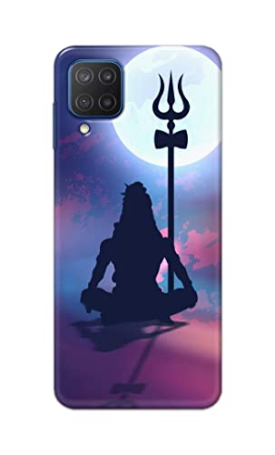 Image of Printed Hard Back Cover Case for Samsung Galaxy M12 Back Cover (Lord Shiva) -702