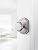 MRML Brushed Nickel Passage Door Knobs Interior Hall Closet Silver Door Knob, Kitchen Pantry Nickel Door Knob, Zinc Alloy Door Handle, 2 Pack