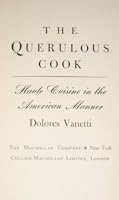 Querulous Cook Haute Cuisine in the Amer B000OP10SM Book Cover