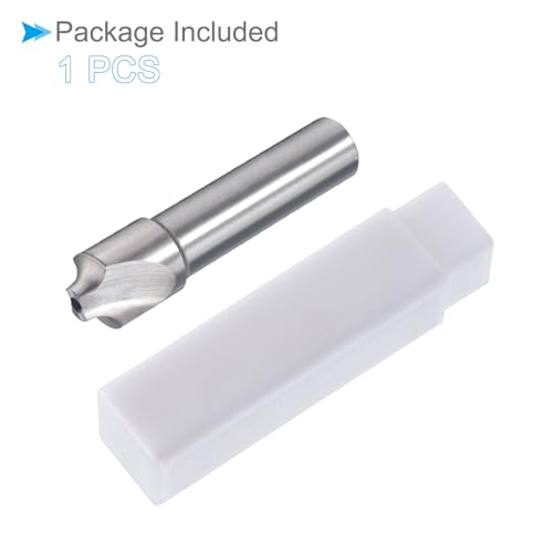 Image of HSS-AL Corner Rounding End Mill Cutter, 2 Flutes 4mm Radius, Milling Cutter for Alloy Hardened Steels - (Applications: for Plastics Milling)