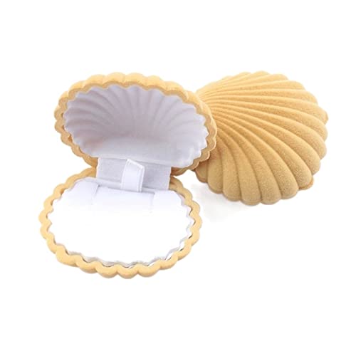 Boîte à bijoux en forme de coquille : rangement pour placard élégant