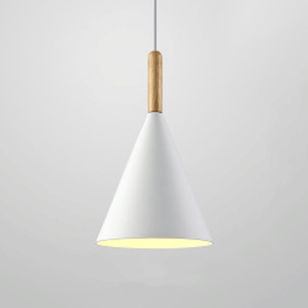 KXEcoLife Creative Single-Head Triangle Dome Pendant Lamp Colorful Ceiling Light Fixture for Restaurants Elegant 1-Light Chandelier Dining Room Ambiance.
