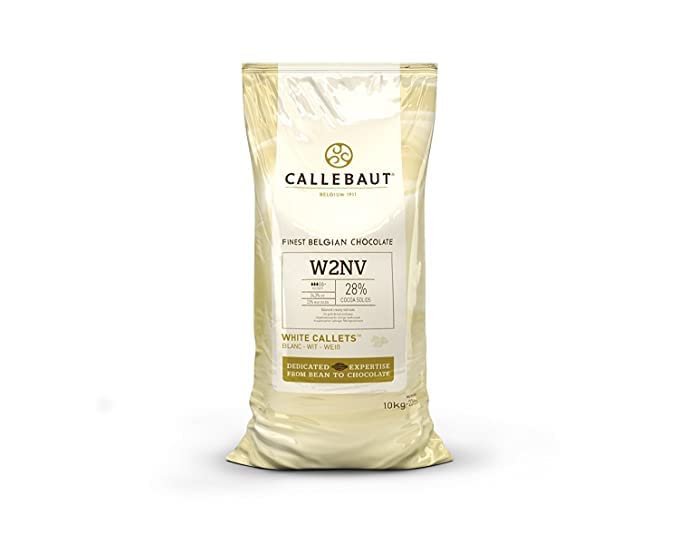 Callebaut - Callets de chocolate blanco belga para hornear, 22 libras disponible en Yaxa Peru