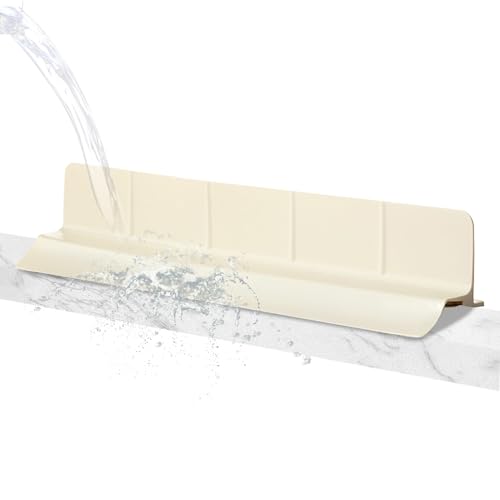 Protector para fregadero de cocina – Antisalpicaduras de 22,8 pulgadas | Aspiración de silicona premium, protección antifugas extra amplia para lavado y limpieza | Esta protección duradera