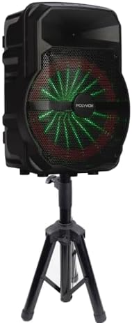 Polyvox, Caixa de Som Amplificada Bluetooth 300W XC-710T + suport...