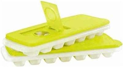 Tupperware Set of 2 Ice Cube Trays Fresh N Pure Margarita Chartreuse Yellow Seals