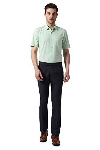 Image of Peter England Men's Solid Slim Fit Formal Shirt