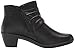 Easy Street mens Damita Bootie Ankle Boot, Black, 6.5 US
