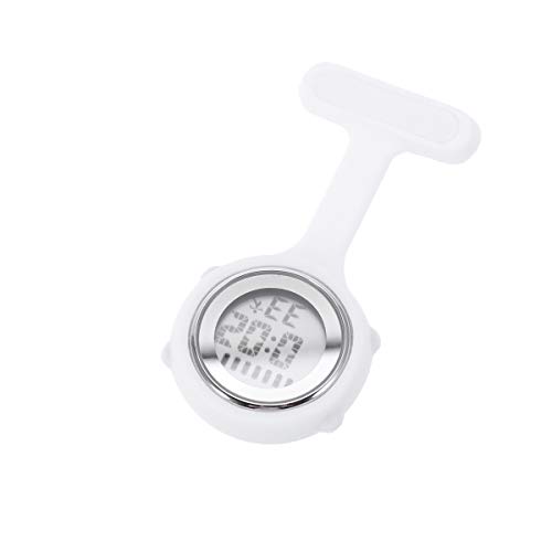 Relógio de Bolso de Silicone relógio de enfermeira de silicone com alfinete broches médicos portátei