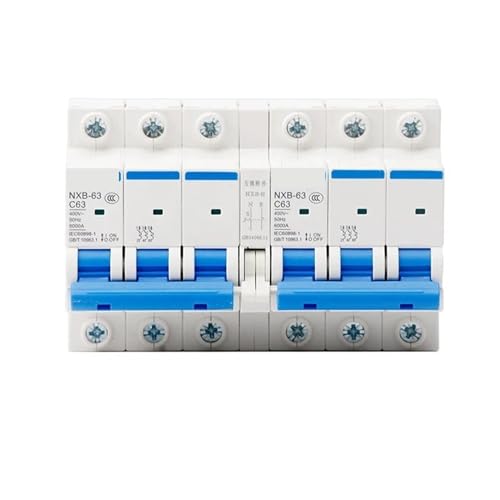 Interrupteur de verrouillage à double alimentation NXB-63 DZ47 3P-3P 63A d'alimentation de ville