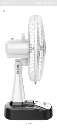 Image of 24 energy 16inch rechargeable table fan /isolation technology 12v 8ah big battery installed in fan