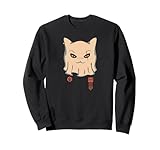 Photo Gallery spooky ghost cat halloween, design raccapricciante e carino felpa Photo Gallery spooky ghost cat halloween, design raccapricciante e carino felpa