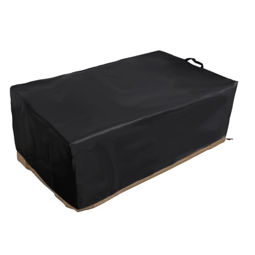 Kids Sandbox Cover for Step2 Naturally Playful Sandbox II, 600D Oxford Cloth 53x33x18 Inch Waterproof Sandboxes Lid with Storage Bag for Outdoor Toys