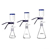 Vakuum-Filtrationseinheit mit Sandkern, Borosilikatglas-Filterset für Labor, hochtemperaturbeständig bis 200 °C, inklusive Trichterflasche und Clip (250 ml)