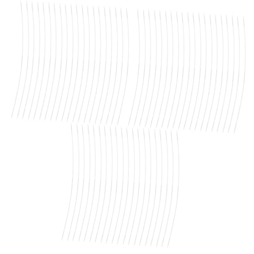 Gogogmee 3sets Thermal Binding Glue Strips for Bookbinding 3-pack Book Repair Tape Book Glue Strips 20pcs*3