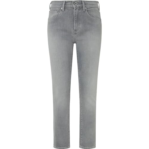 Pepe Jeans Slim Jeans MW PL204589, Jeans Femme, Grey (Denim-UH4),