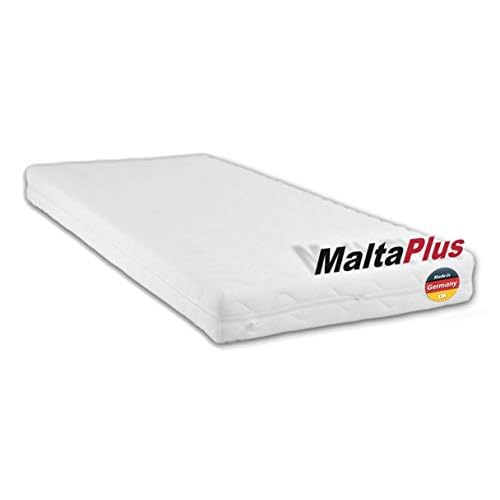 M.K.F. Kindermatratze Malta Plus. Hochwertige Matratze für Kinderbett 90 x 190 cm. Atmungsaktive Schaumstoffmatratze mit Frotteebezug 90x190 cm