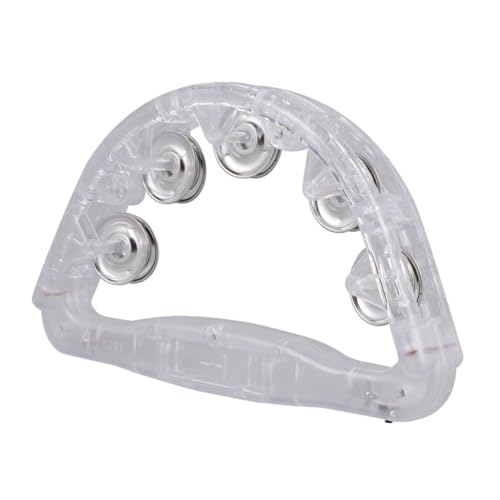 VICASKY Luminous Party Handbell Glowing Rattle Hand Bell Hand Jingle Stick Shaker Rattle