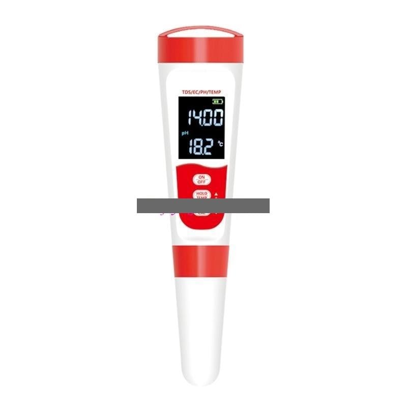 4 in 1 Digital PH TDS EC Meter Pen Salinity Temperature Tester Conductivity Filter Purity with Backlight for Aquarium Water