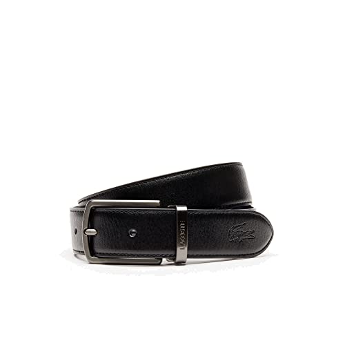 Lacoste Herren RC4011 Gürtel, Noir Marine 166, 90 cm