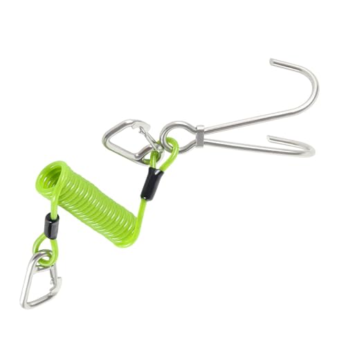 Crochet de plongée double mousqueton pour stabiliser la position dans le courant