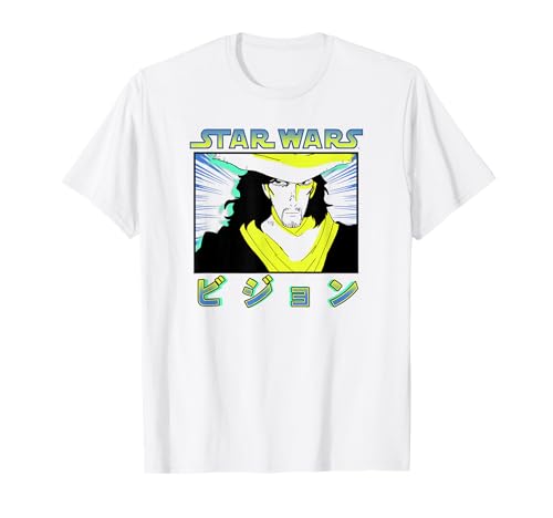 T-shirt Star Wars Visions Akakiri Portrait en coton noir pour fan de la saga