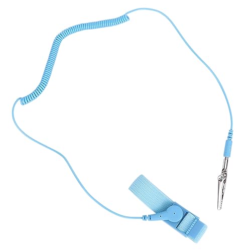 Image of Leadigol 5PCS Antistatic Wrist Strap,Adjustable ESD Wrist Band Reusable Anti Static ESD Wrist Strap Discharge Band