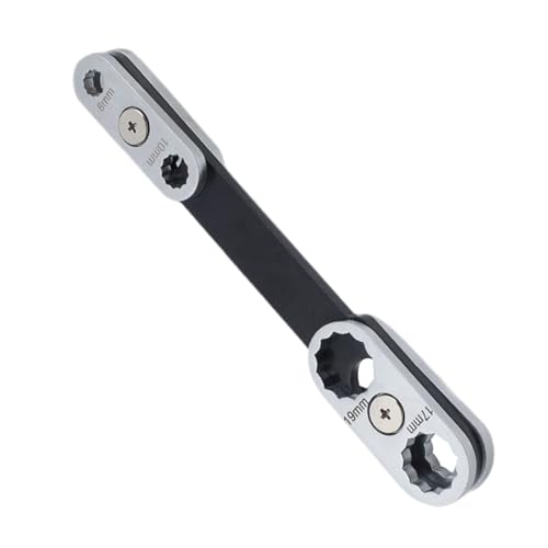 Clé à molette 8 en 1 rotative à 360 degrés pour serrage multidirectionnel - 2