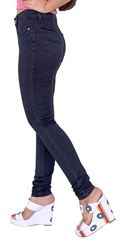 Image of FCK-3 Stretchable Denim Pencil Fit Regular Fit High Waist Jeans for Women