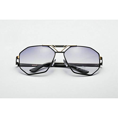 mincl/unisex rectangular sunglasses special metal bridge2