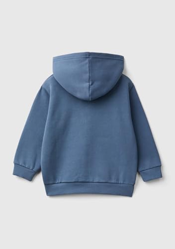 Veste bleue à capuche Benetton pour bébé 1 ans style confort - 2
