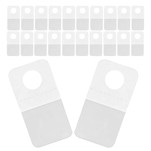 Languettes Suspendre Auto-Adhésives PVC Transparentes Ultra Résistantes avec Adhésif Fort