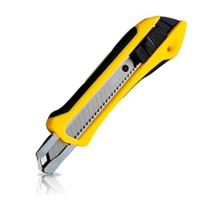 CÃºter Profesional con Cuchilla de 18 mm, Mango ErgonÃ³mico Antideslizante, Bloqueo AutomÃ¡tico, Portacuchillas. Utility knife. SK5. Ideal Bricolaje y Uso Industrial