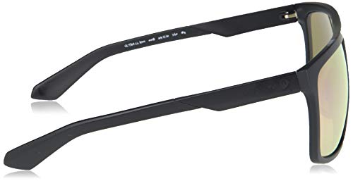 Dragon DR Ultra Square Sunglasses, Matte Black/LL Rose Gold ION, 63-10-1403