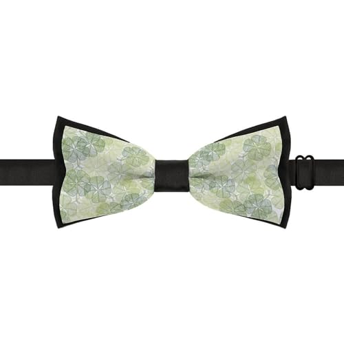 GoasNei Happy St. Patrick's Day Bow Tie for Men Adjustable Necktie Funny Tie Neck Ties for Weddings Party