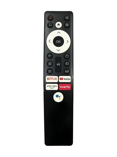 Image of Upix Compatible Amstrad Smart TV LCD /LED Remote No. 973 | with Voice | ATR-V1 | Netflix Function | Exactly Same Remote Will Only Work | Pairing is Required