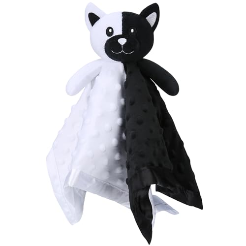 Image of Pro Goleem Cat Loveys for Babies, Soft Security Blanket High Contrast Baby Toys for Newborn Stuffed Animals Baby Gifts for Boys and Girls, 16 Inch