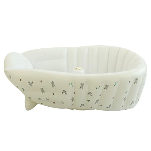 Bañera Para Niños,Asiento De Baño Inflable Para Niños - Solución De Ducha Portátil Plegable Con Asiento Para Higiene Personal