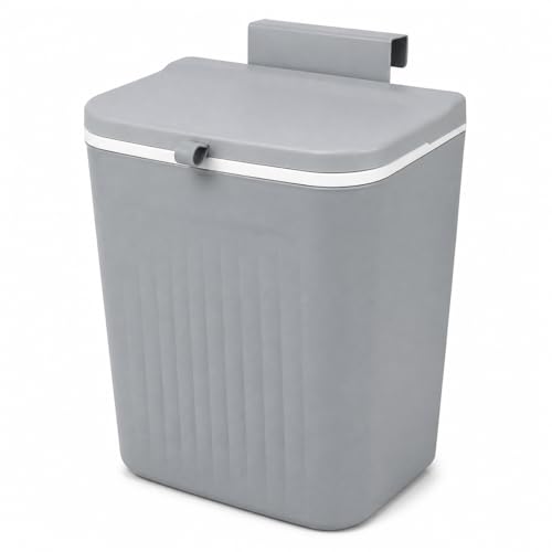 Caneca de compostaje colgante con tapa de 3.2 galones