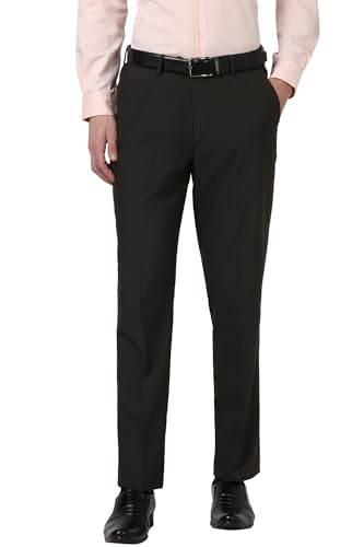Image of Peter England Men Regular Fit Pants