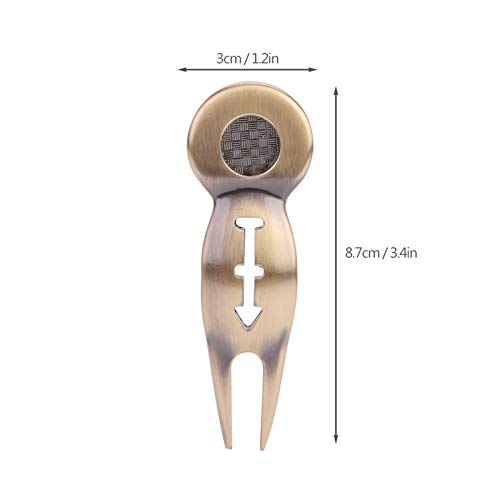 Golf-Unisex-Venom-Pitch-Mark-Repairer-Golf-Pitch-Tenedor-Portable-Switchblade-Herramienta-Divot-Poner-Verde-Cesped-Repair-Golf-Gift-Ball-Marker