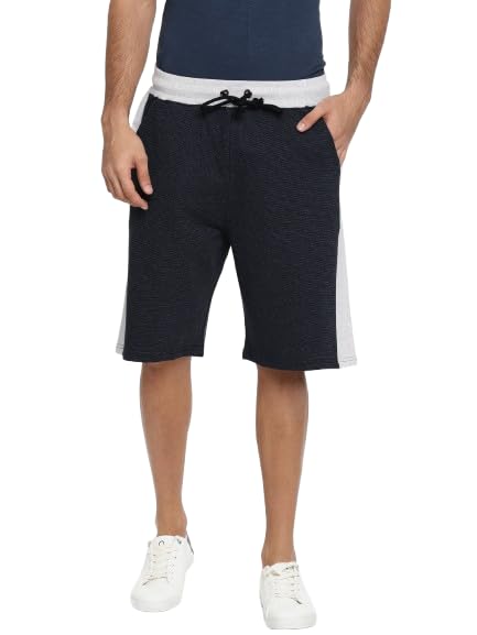 arise by beroe Men's Terry Shorts, Side Pocket with Side Panel-picture-32