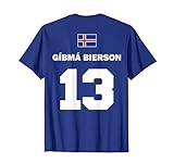 Isländische Namen auf Sauf Trikot Fußball Island Mallorca T-Shirt