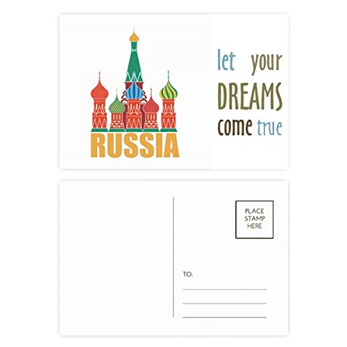 Cartes postales de la cathédrale de Moscou : lot de 20 pour correspondre facilement avec l'étranger