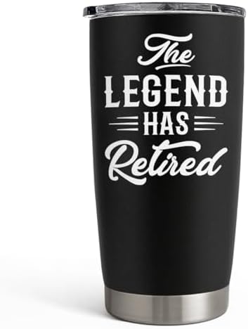 SANDJEST Retirement Gifts for Coworker, Colleagues - The Legend H...